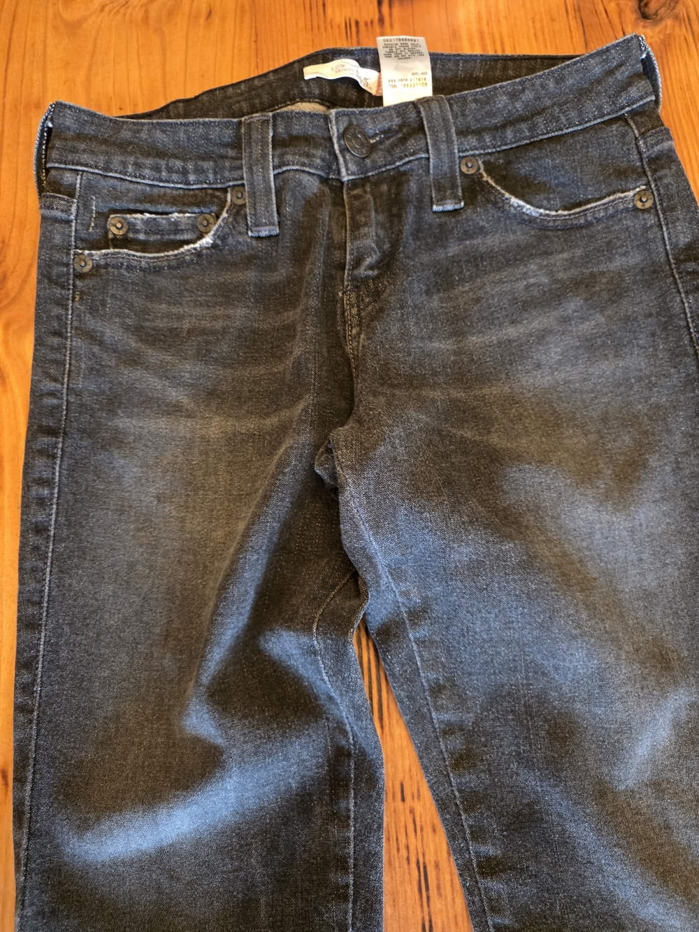 Levi's Women's Skinny Jeans — Faded Black Denim